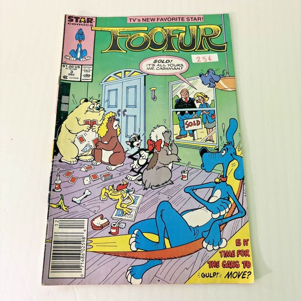 Foofur Comic Book Magazine December 1987 Vol 1 No 3 History Defeats Itself!